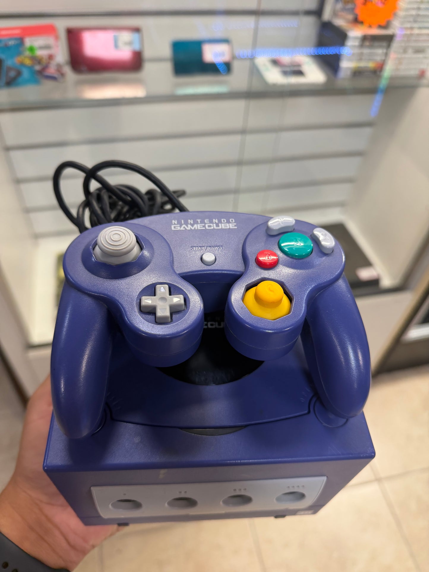 Nintendo Gamecube Indigo System (Cosmetic Wear) - Gamecube