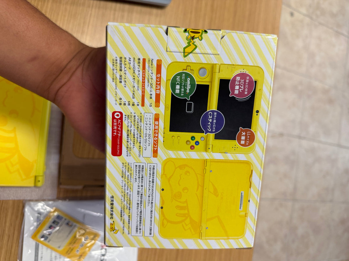 New Nintendo 3DS LL Pikachu Limited Edition (Japanese) - JP Nintendo 3DS