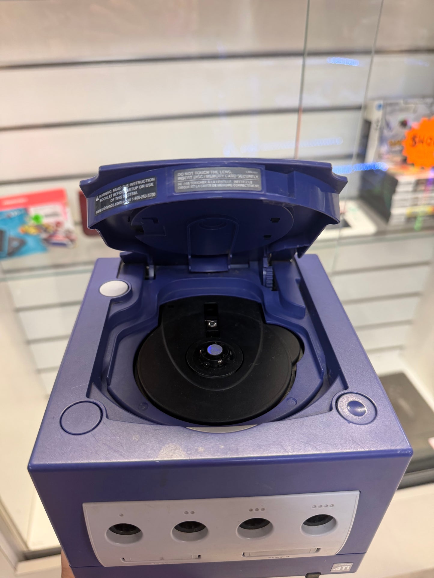 Nintendo Gamecube Indigo System (Cosmetic Wear) - Gamecube