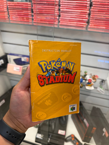 Pokemon Stadium Manual Only - Nintendo 64