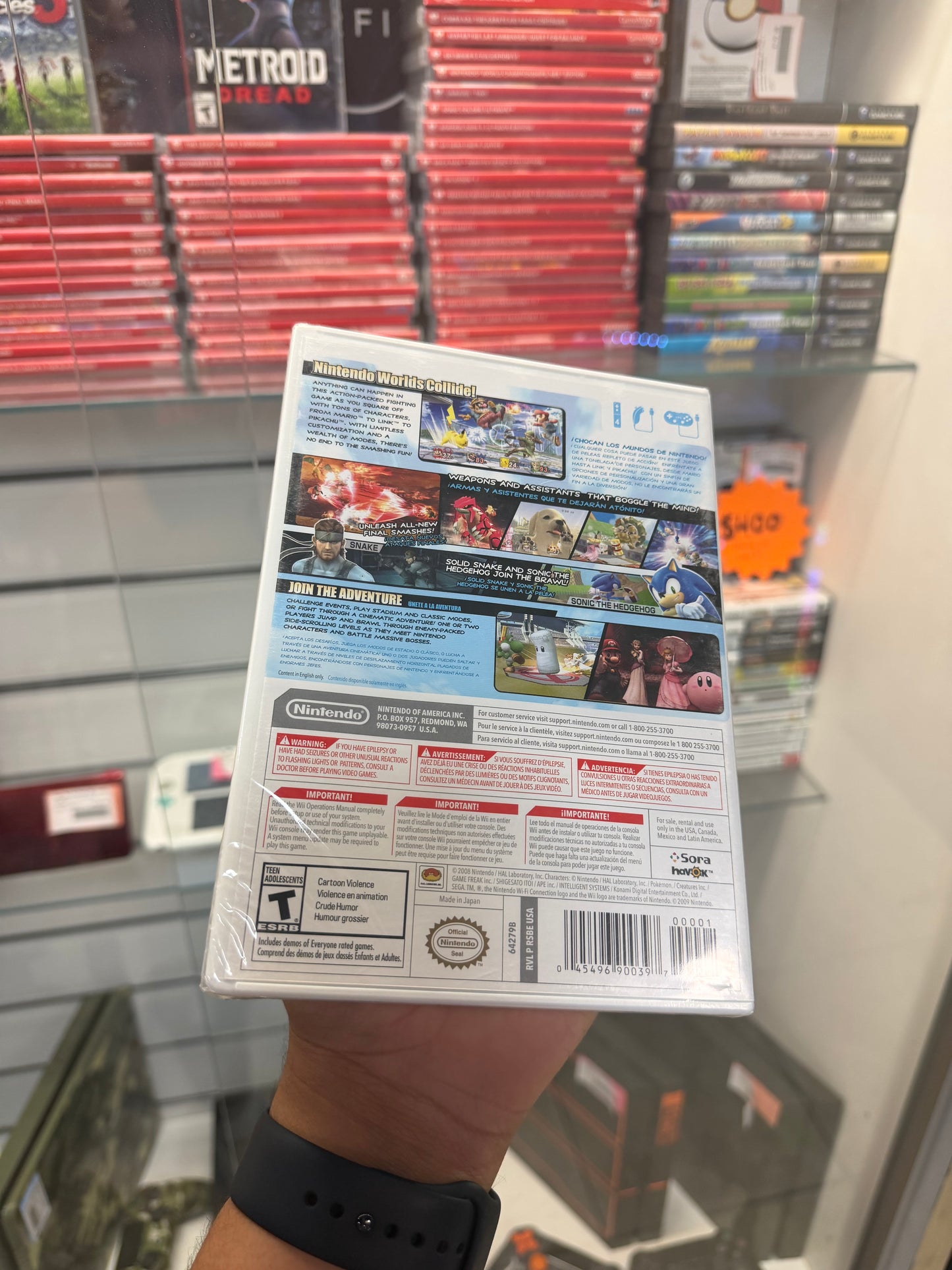 Super Smash Bros. Brawl (Brand New Sealed) - Wii