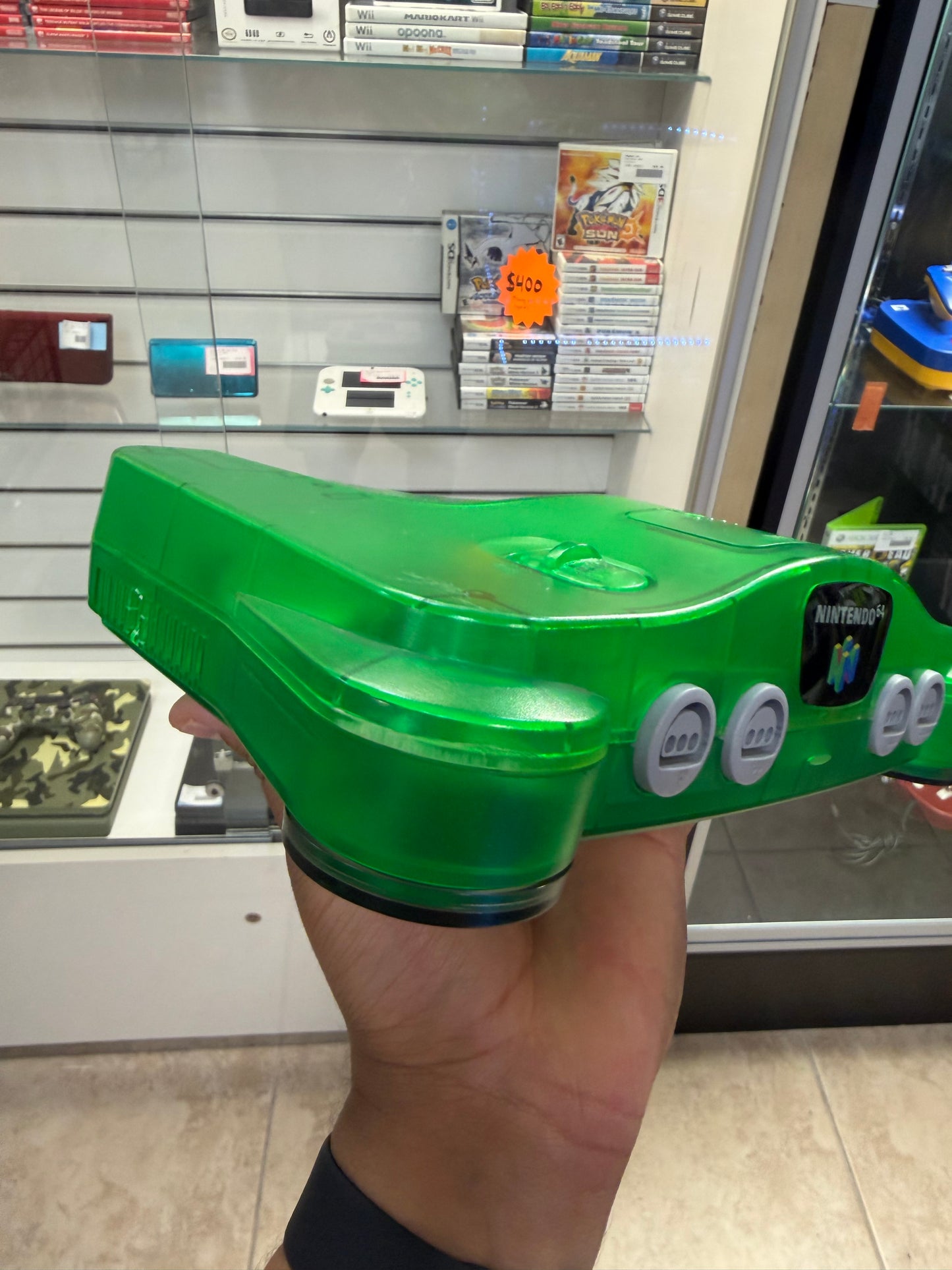 Jungle Green Funtastic Nintendo 64 (Cosmetic Wear) - Nintendo 64