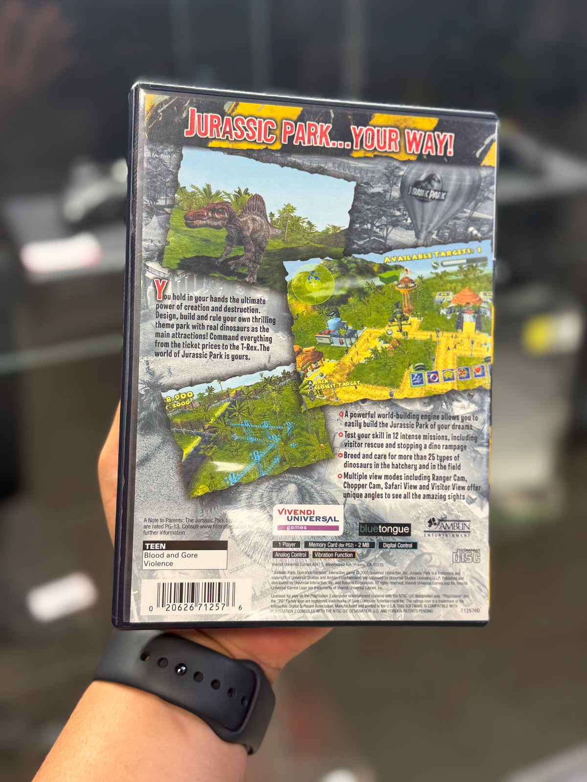 Jurassic Park Operation Genesis (Complete) - Playstation 2