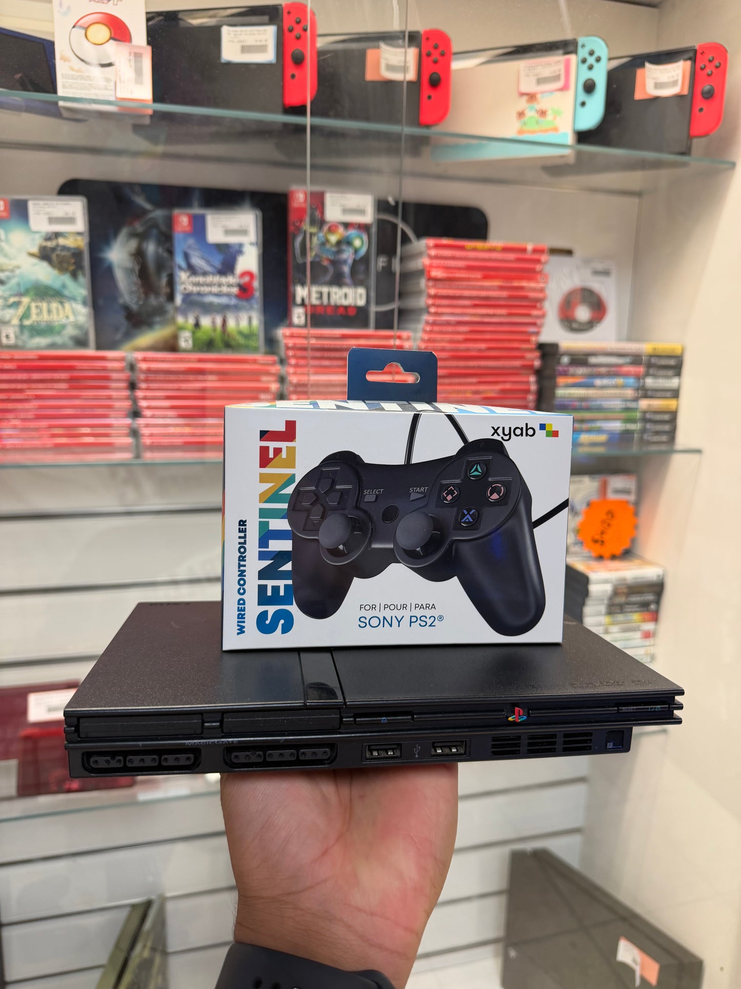 Playstation 2 Slim Console (3rd Party Controller) - Playstation 2