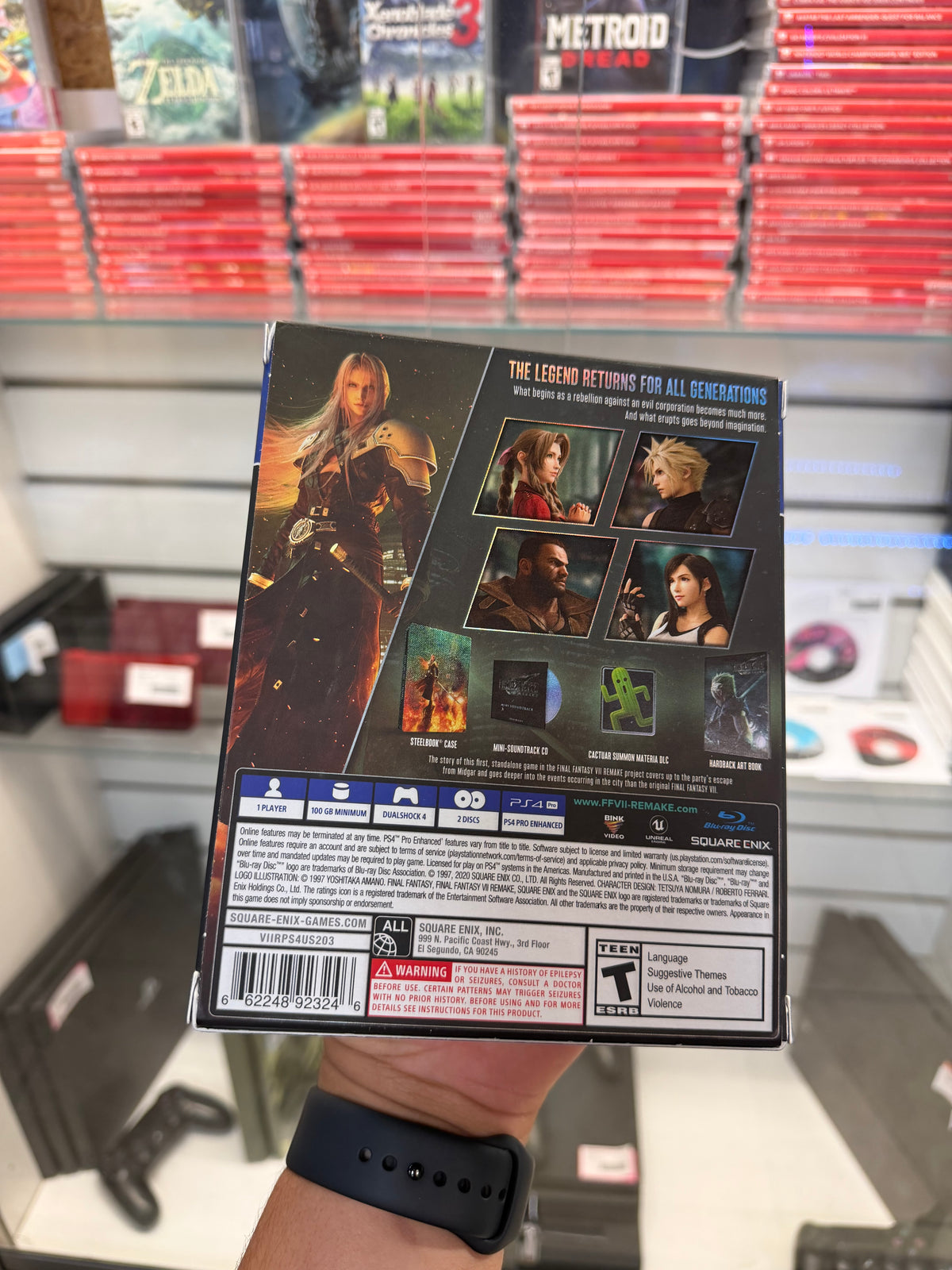 Final Fantasy VII Remake Deluxe Edition (Complete) - Playstation 4