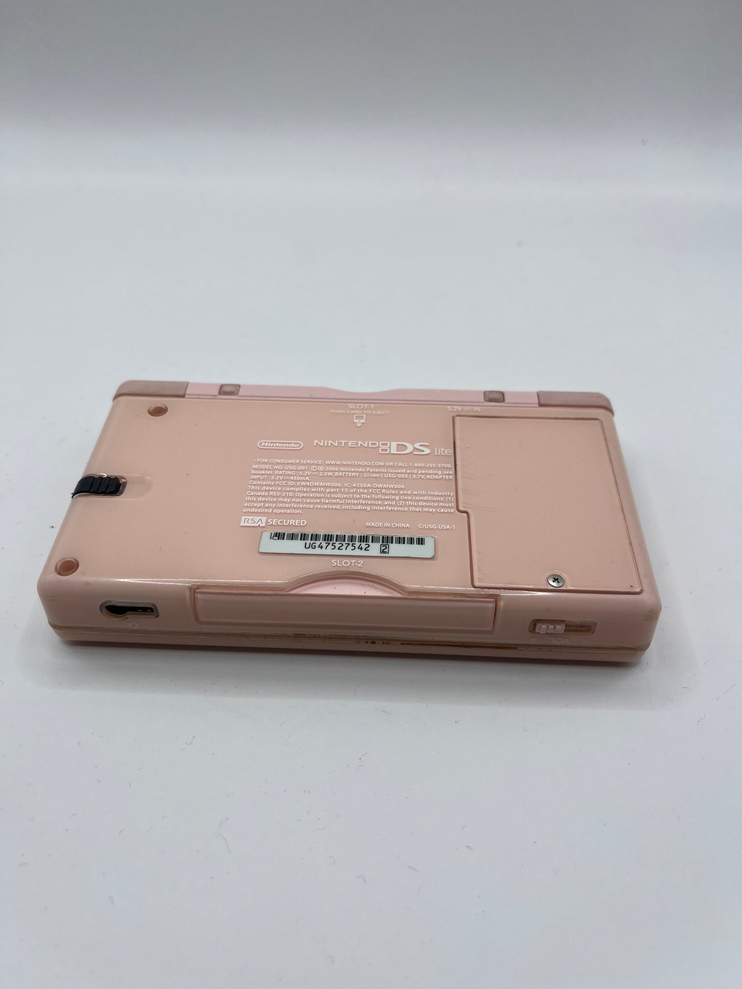 Nintendo DS Lite Coral Pink Handheld Console