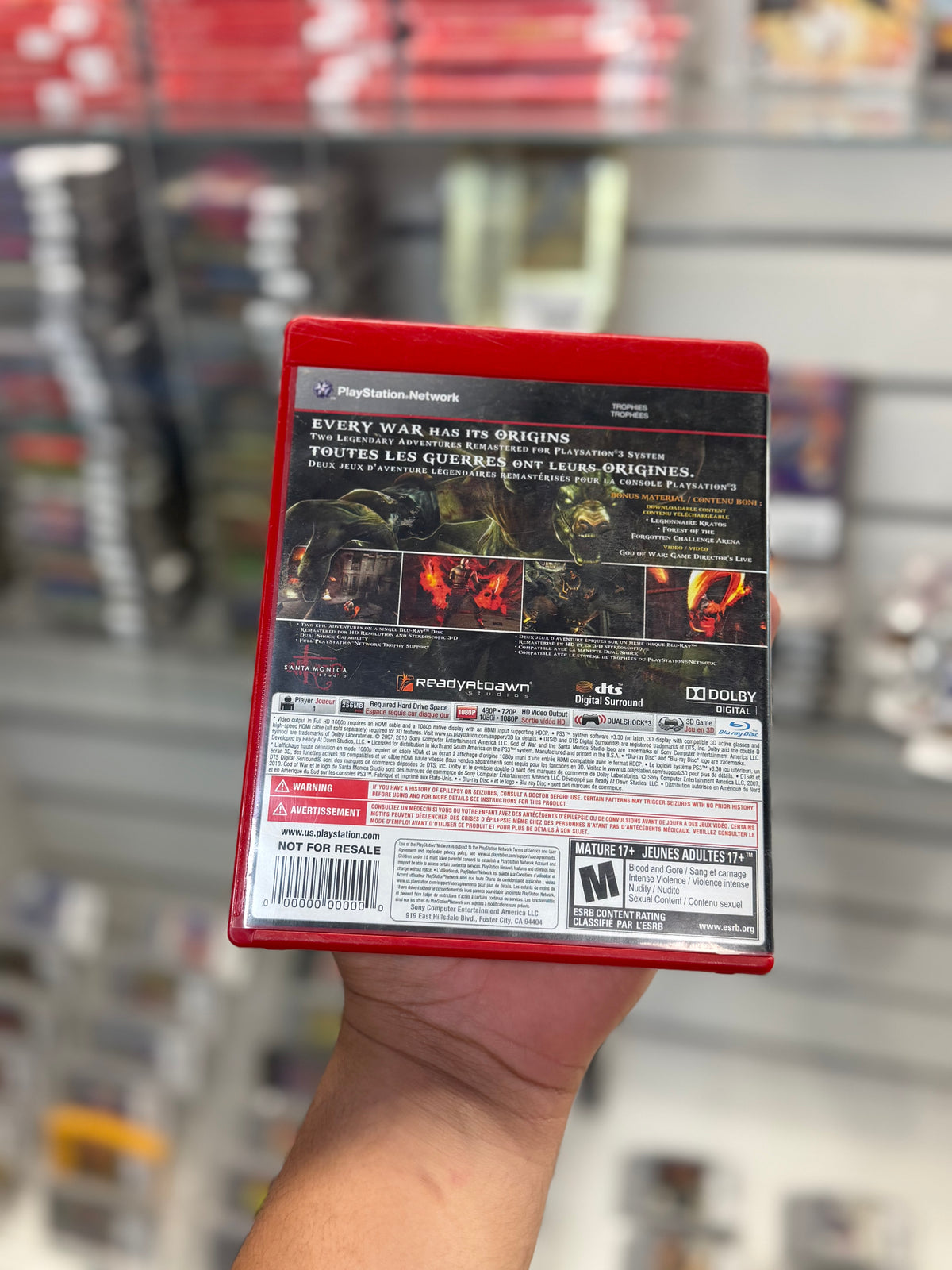 God of War Origins Collection (CIB) - Playstation 3