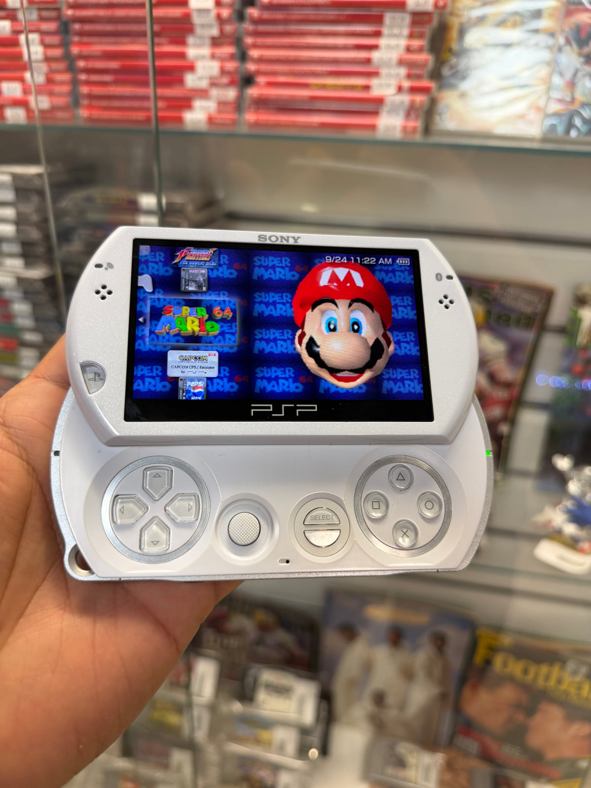 PSP Go Pearl White (Modded) - PSP