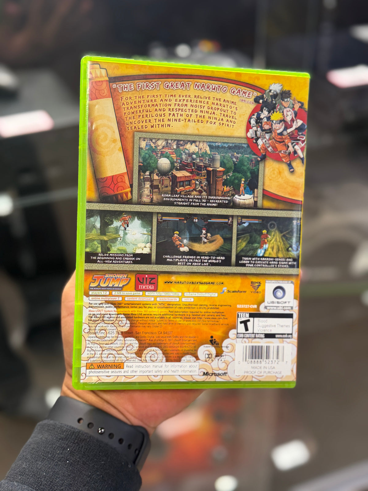 Naruto Rise of a Ninja (Complete) - Xbox 360