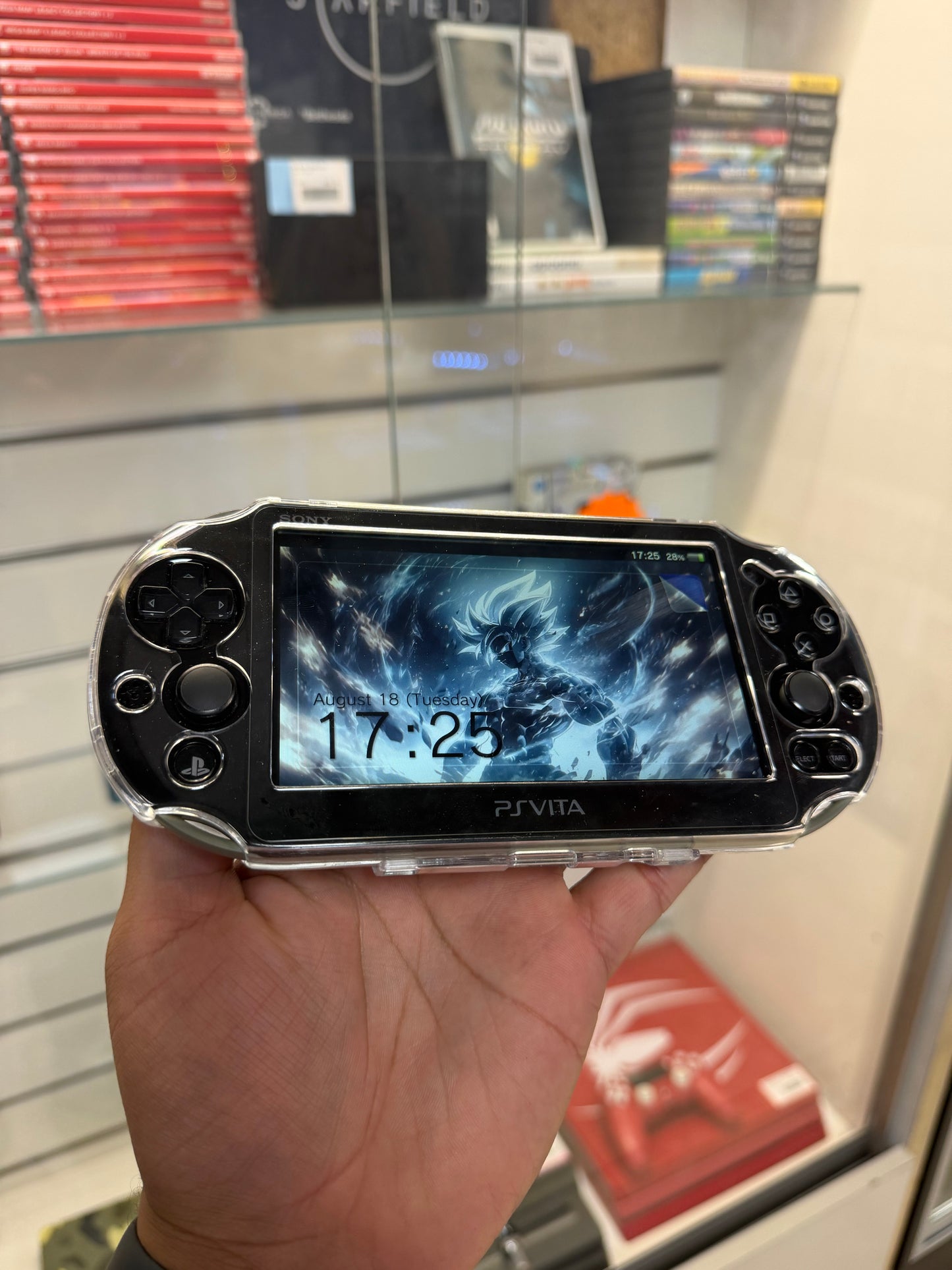 Playstation Vita Khaki/Black In Box (Japanese/Modded/Region Free) - Playstation Vita
