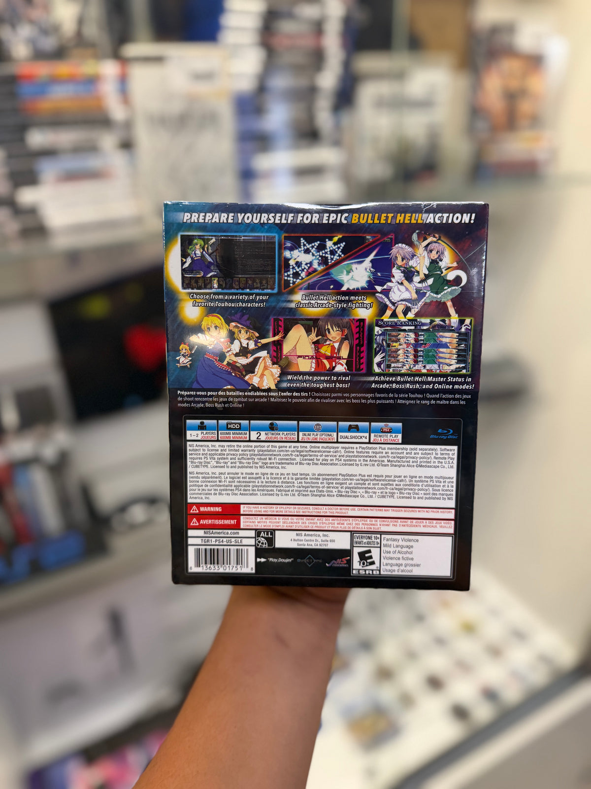 Touhou Genso Rondo Bullet Ballet Limited Edition (Sealed) - Playstation 4