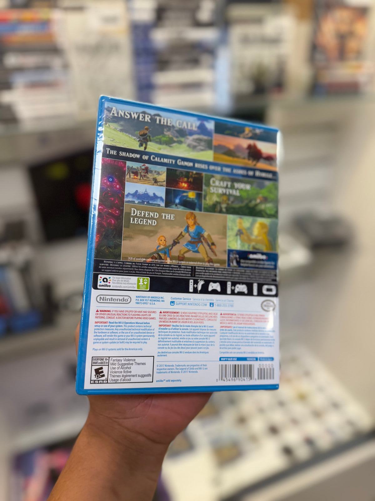 Zelda Breath of the Wild (Sealed) - Wii U