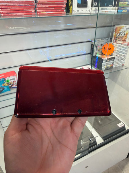 Flame Red Nintendo 3DS (Cosmetic Wear) - Nintendo 3DS