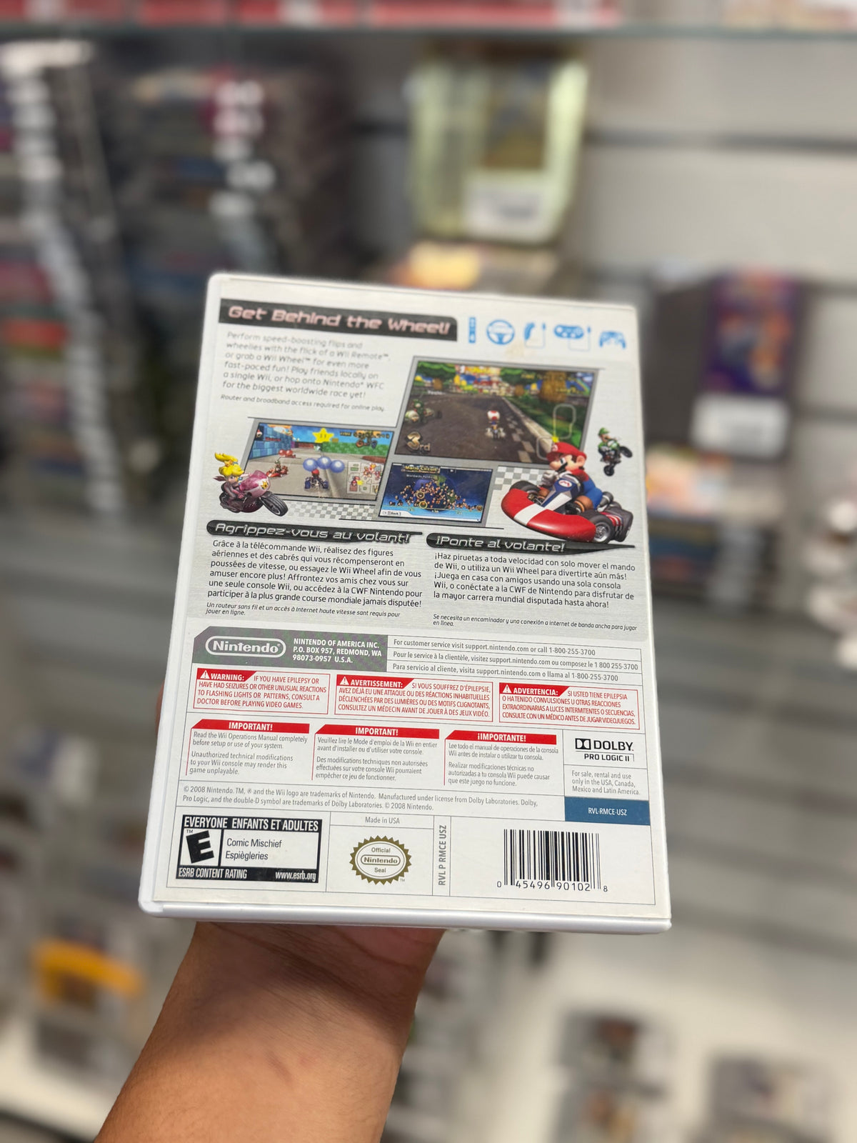 Mario Kart Wii W/Wheel (Big Box) - Wii