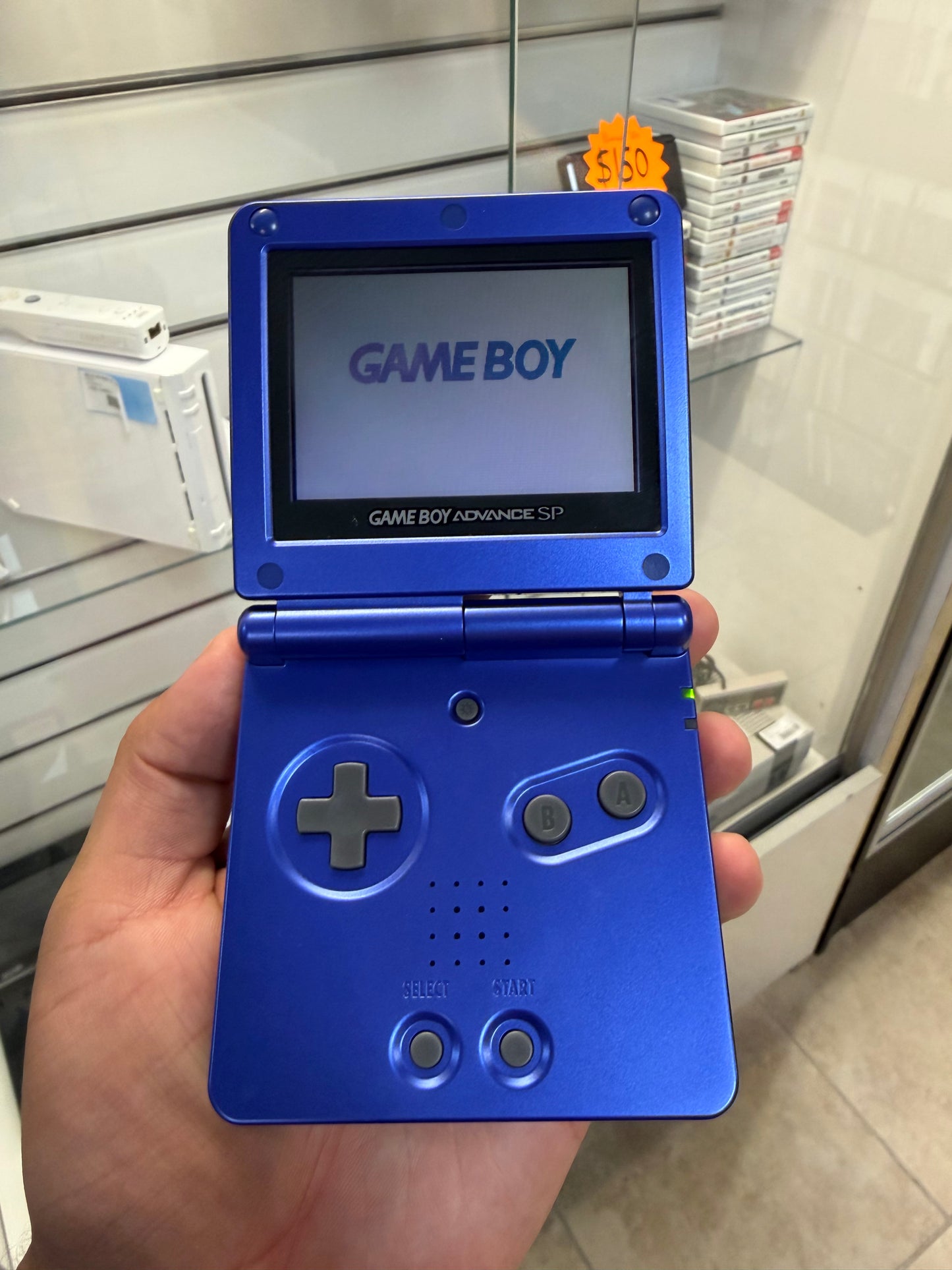 Gameboy Advance SP 001 Cobalt Blue (Japanese Region Free) - GameBoy Advance