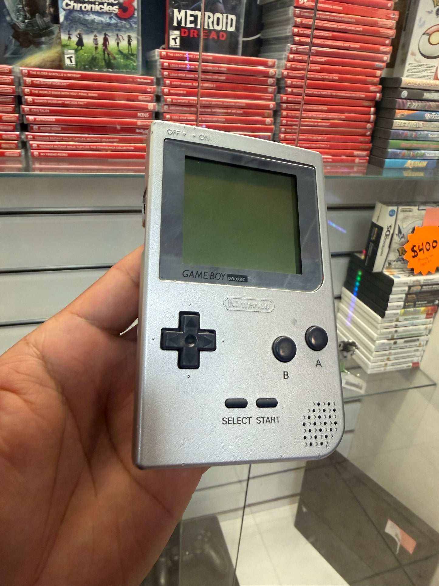 Game Boy Pocket Silver - GameBoy