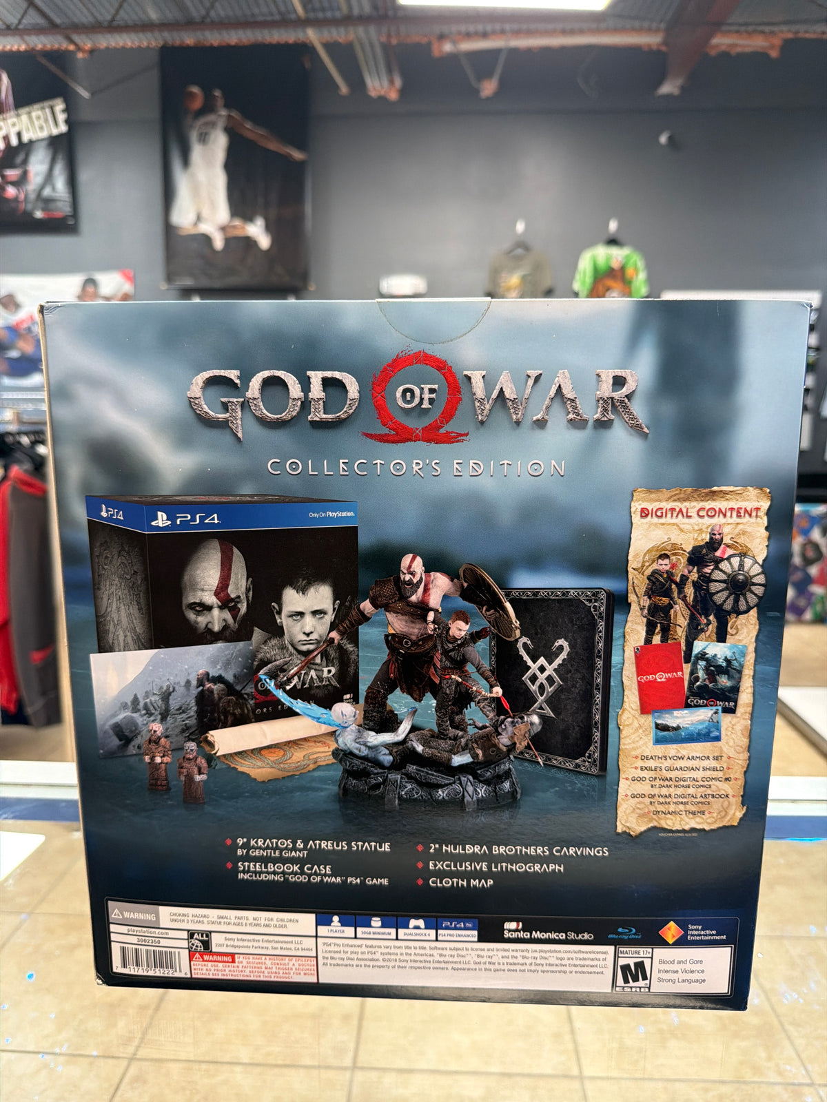 God Of War Collector's Edition PS4 (Brand New) - Playstation 4