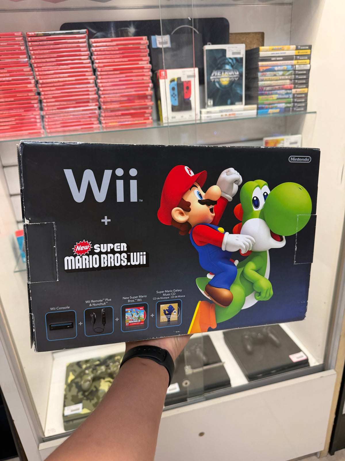 Nintendo Wii [New Super Mario Bros. Wii Bundle] (Complete) - Wii