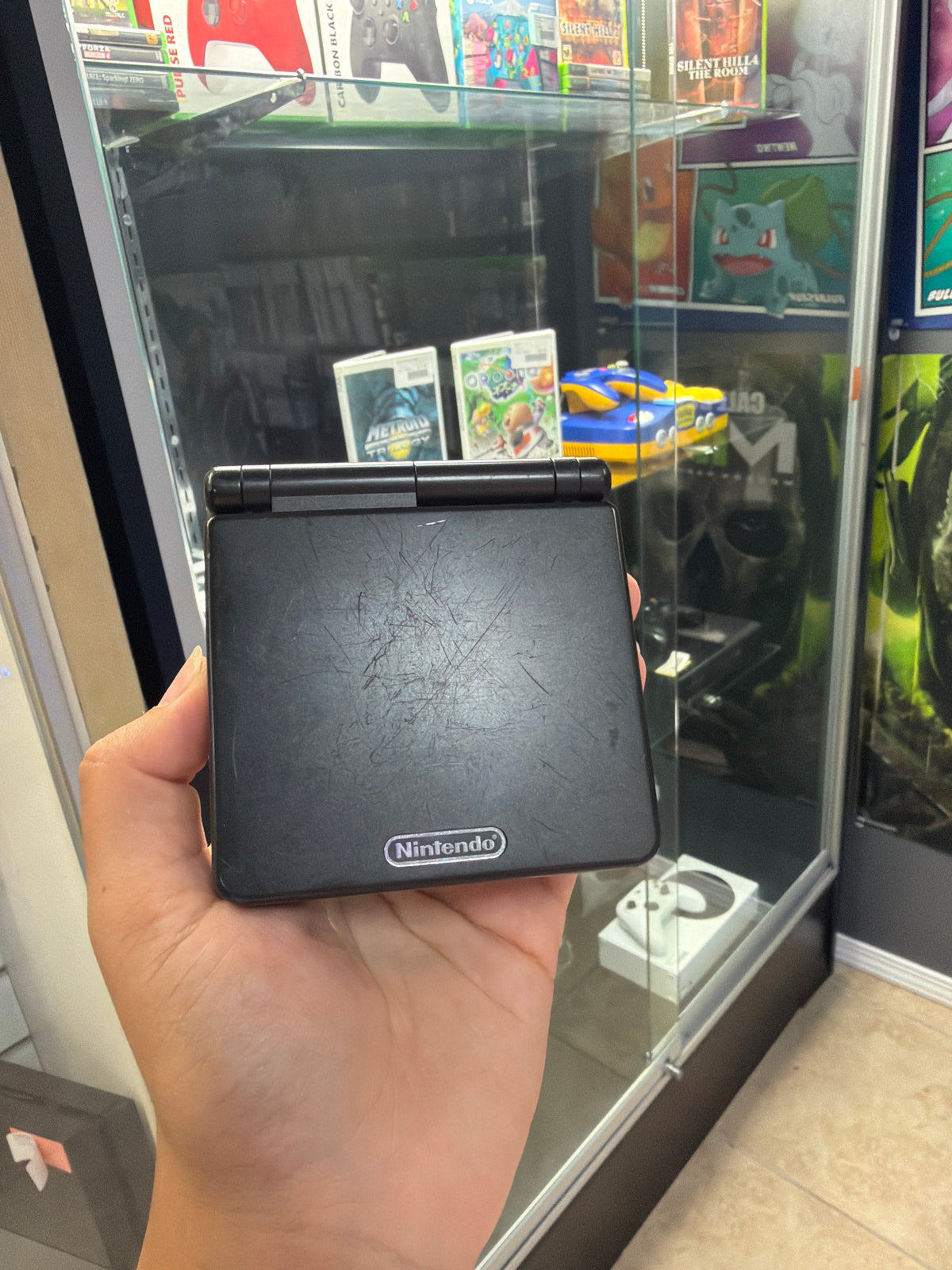 Gameboy Advance SP Black (001) - GameBoy Advance