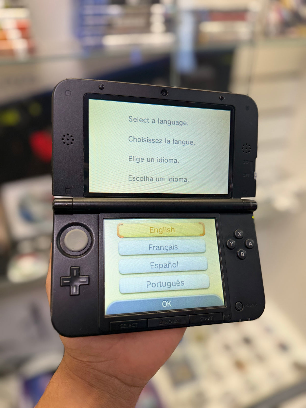 Nintendo 3DS XL Blue (W/ Screen Protectors) - Nintendo 3DS