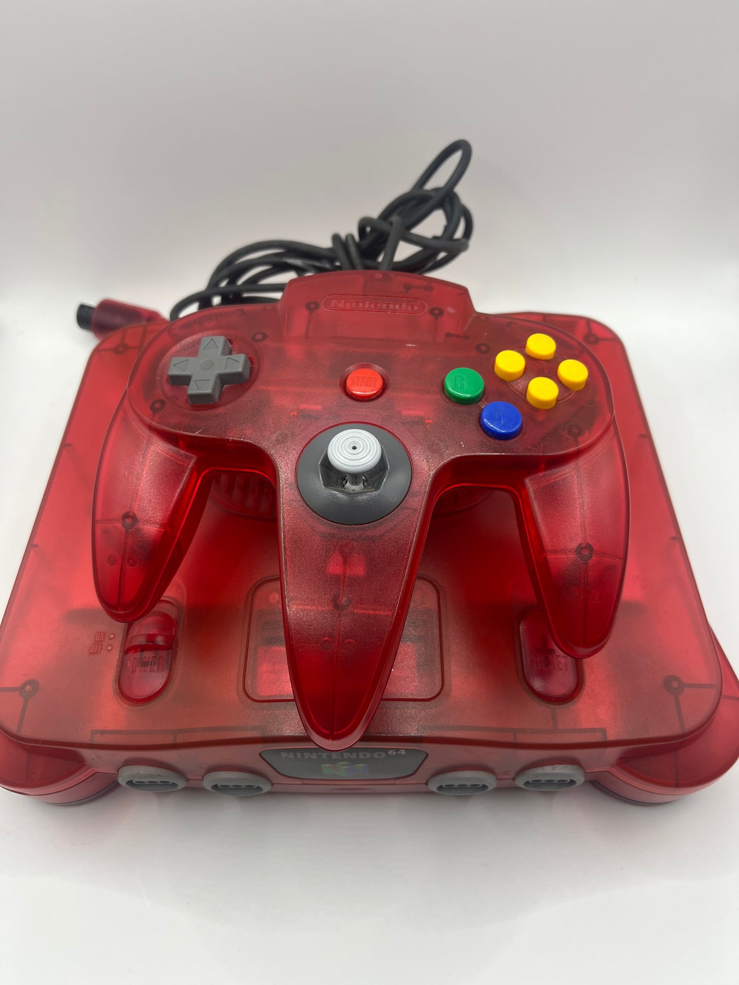 Nintendo N64 Funtastic Watermelon Red Console Bundle (NUS-001)