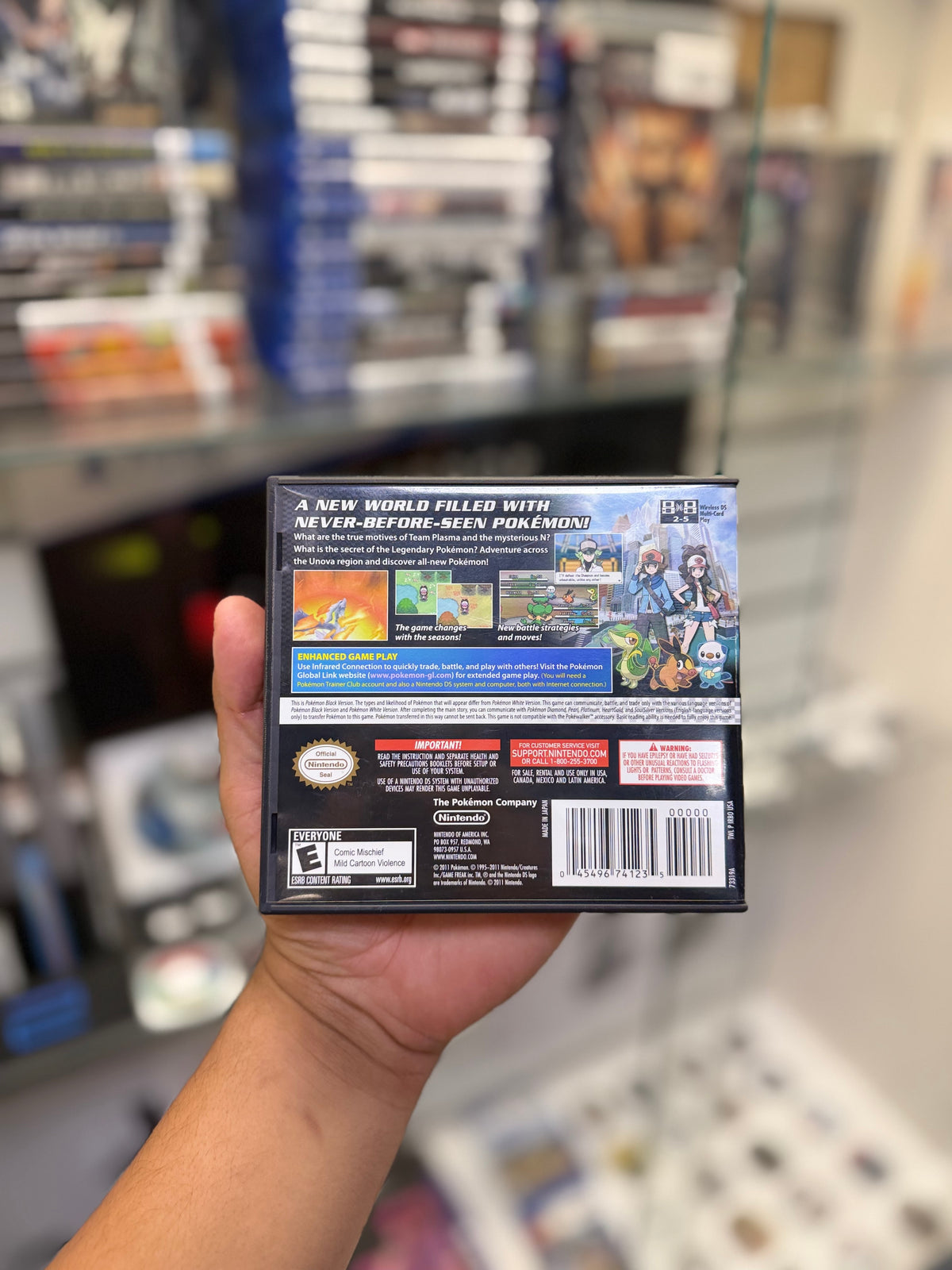Pokemon Black (Complete In Box) - Nintendo DS