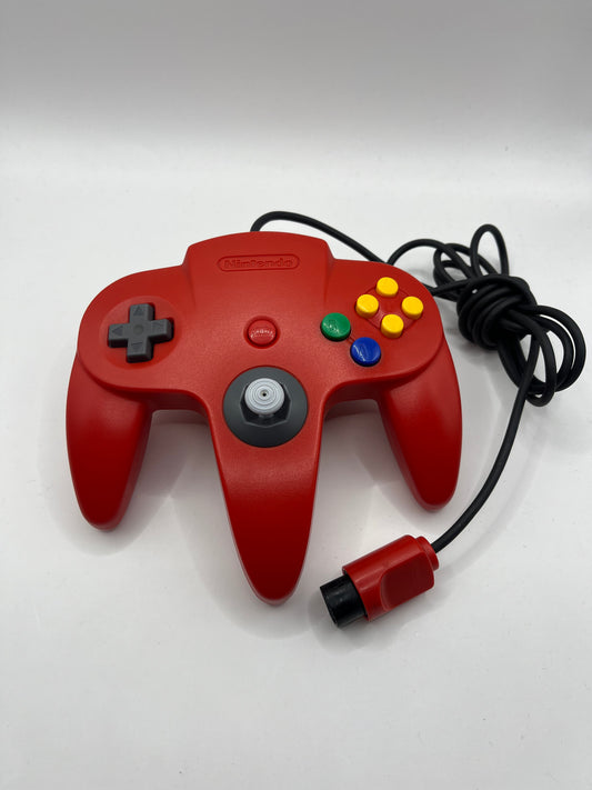 Nintendo N64 Red Official Controller