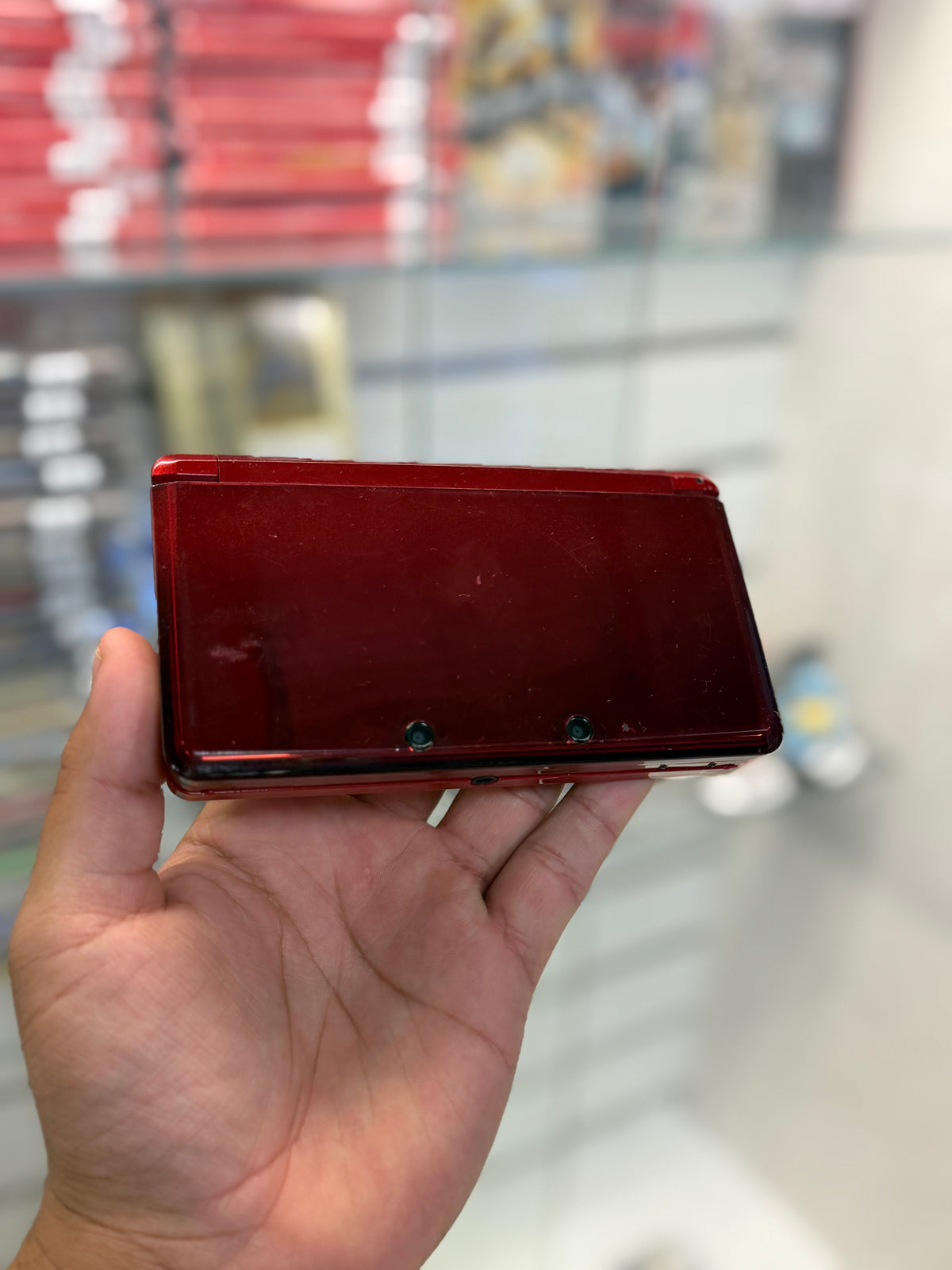 Flame Red Nintendo 3DS (Cosmetic Wear) - Nintendo 3DS