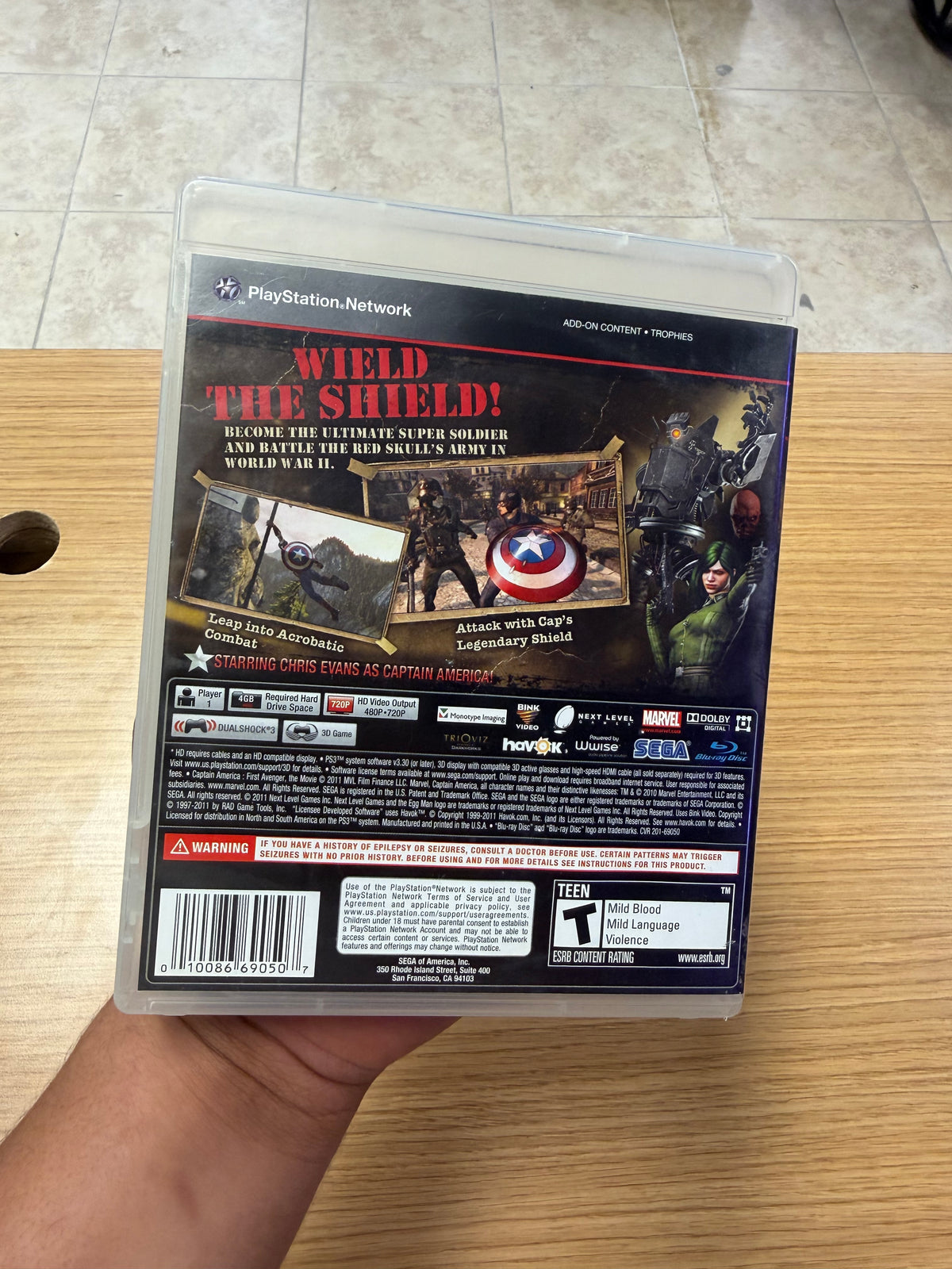 Captain America: Super Soldier (Complete) - Playstation 3