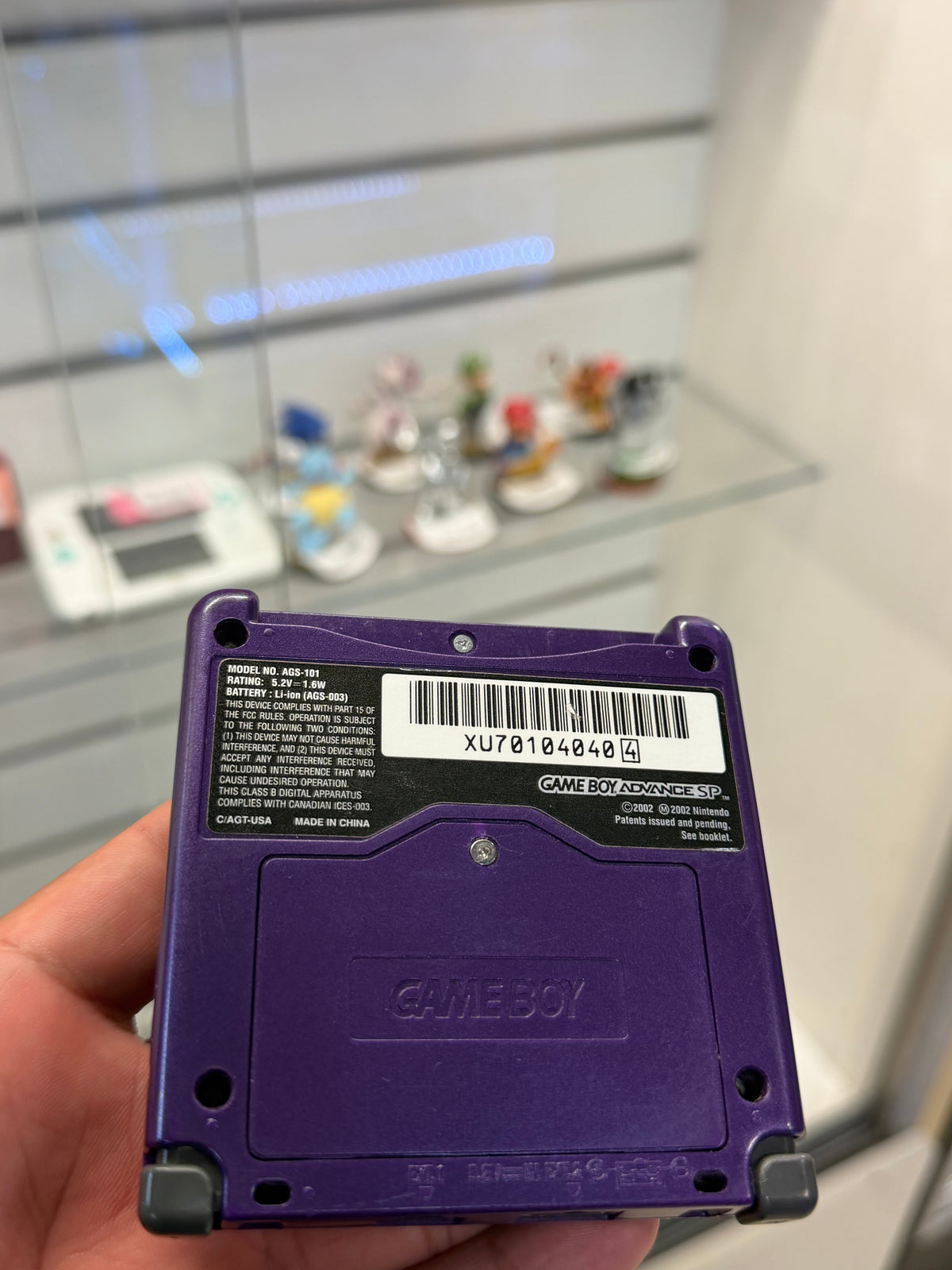 Nintendo Gameboy Advance SP Purple (101) - GameBoy Advance
