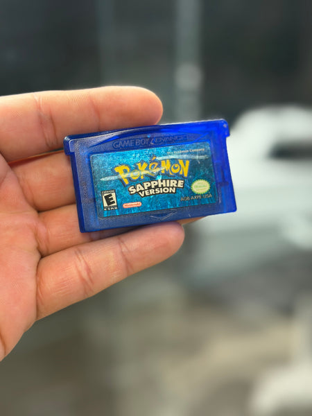 Pokemon Sapphire (Worn Label) - GameBoy Advance