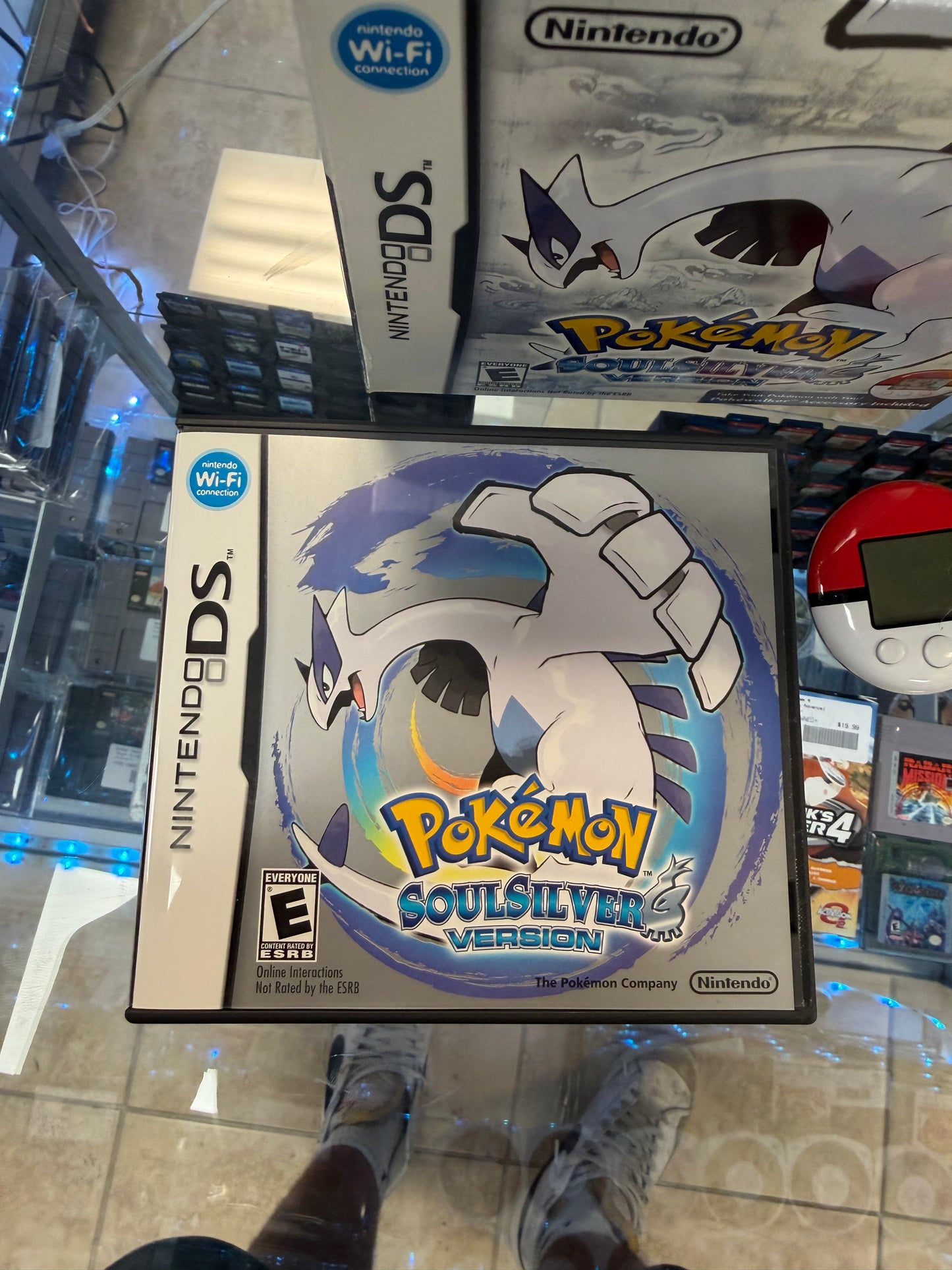 Pokemon Soul Silver Version W/ Pokewalker (Missing Cardboard Insert) - Nintendo DS