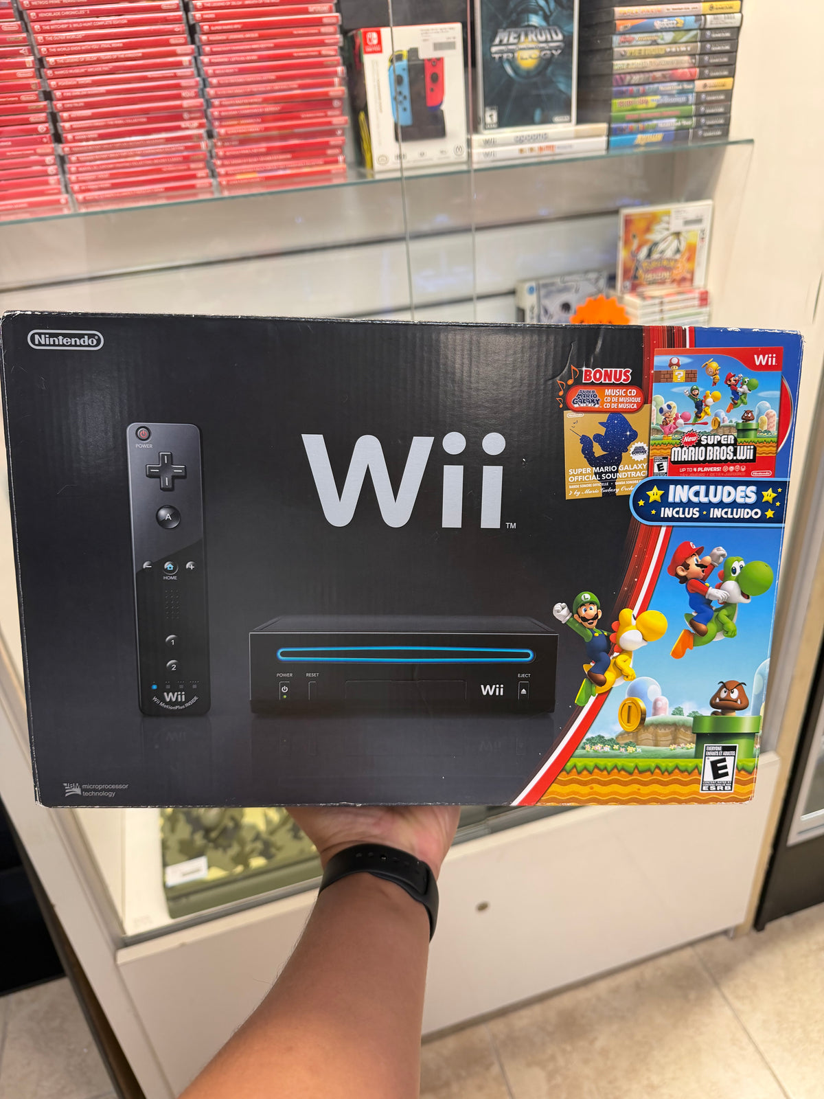 Nintendo Wii [New Super Mario Bros. Wii Bundle] (Complete) - Wii