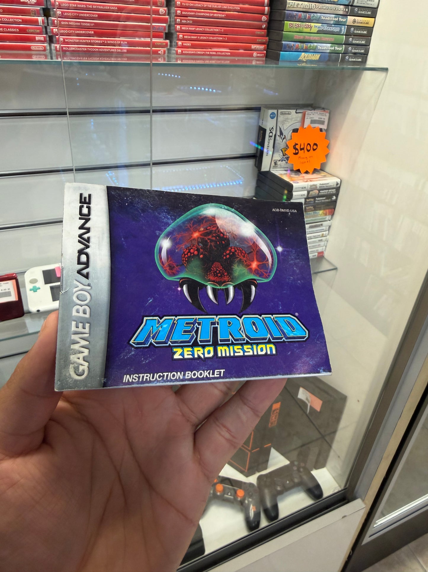 Metroid Zero Mission Manual Only - GameBoy Advance