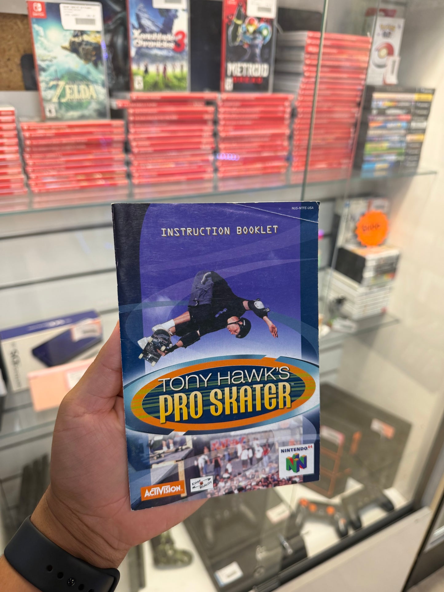 Tony Hawk's Pro Skater Manual Only - Nintendo 64