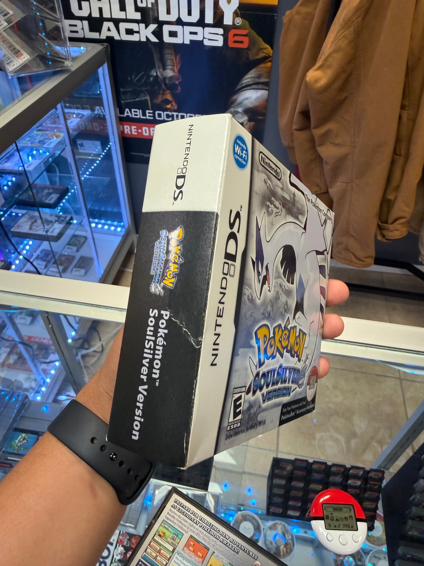 Pokemon Soul Silver Version W/ Pokewalker (Missing Cardboard Insert) - Nintendo DS