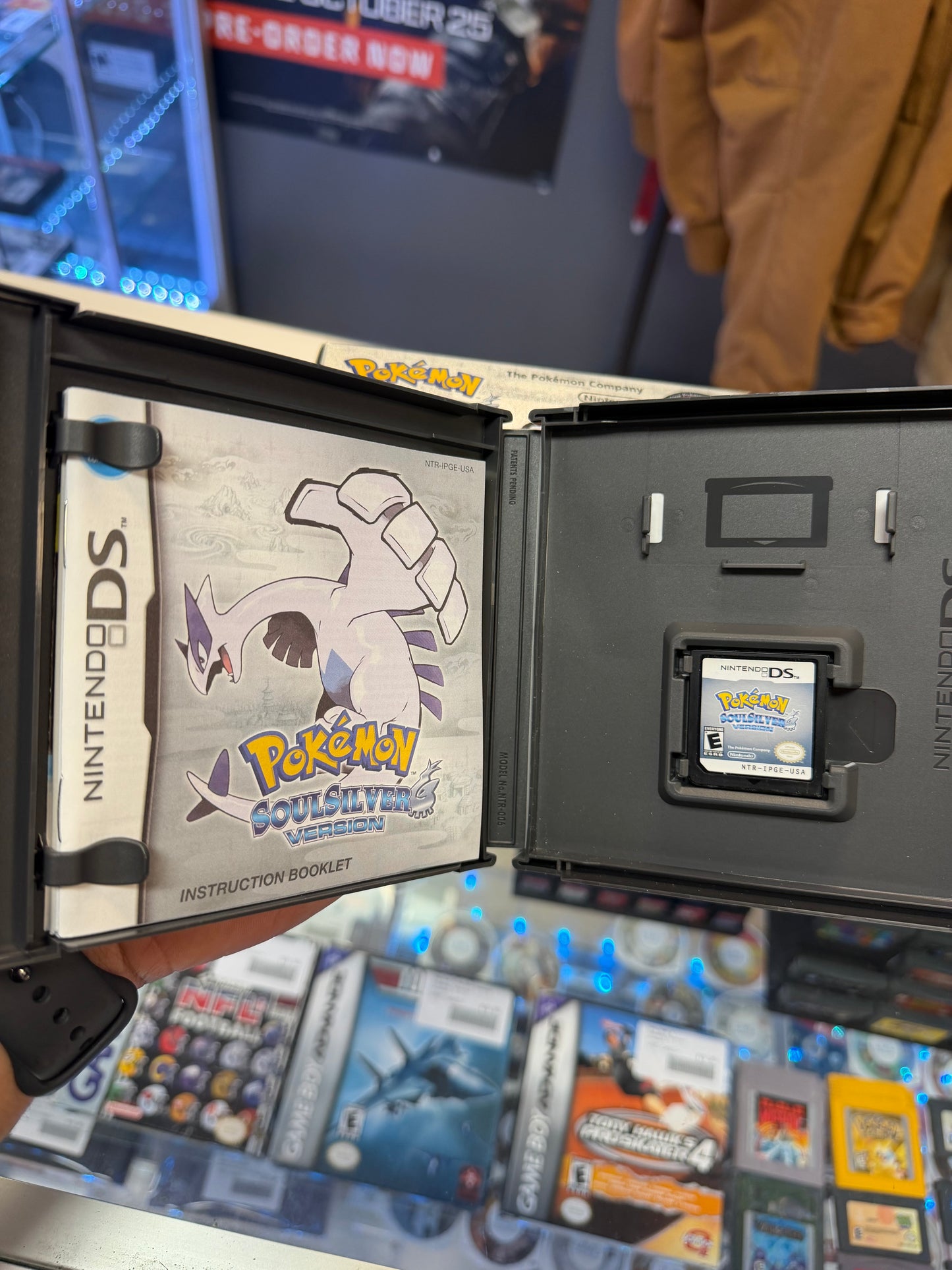 Pokemon Soul Silver Version W/ Pokewalker (Missing Cardboard Insert) - Nintendo DS