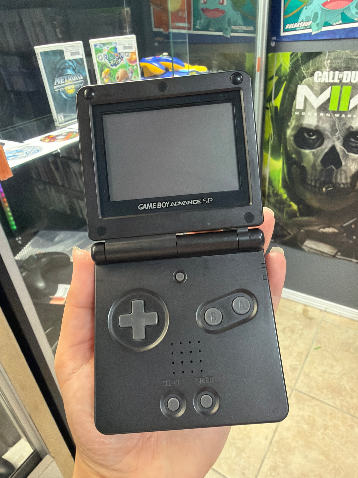 Gameboy Advance SP Black (001) - GameBoy Advance