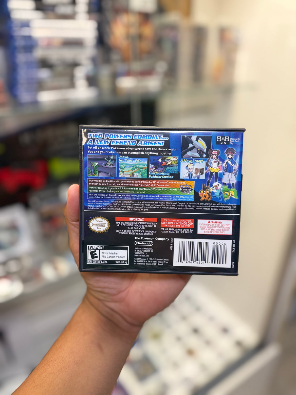 Pokemon Black Version 2 (Complete In Box) - Nintendo DS