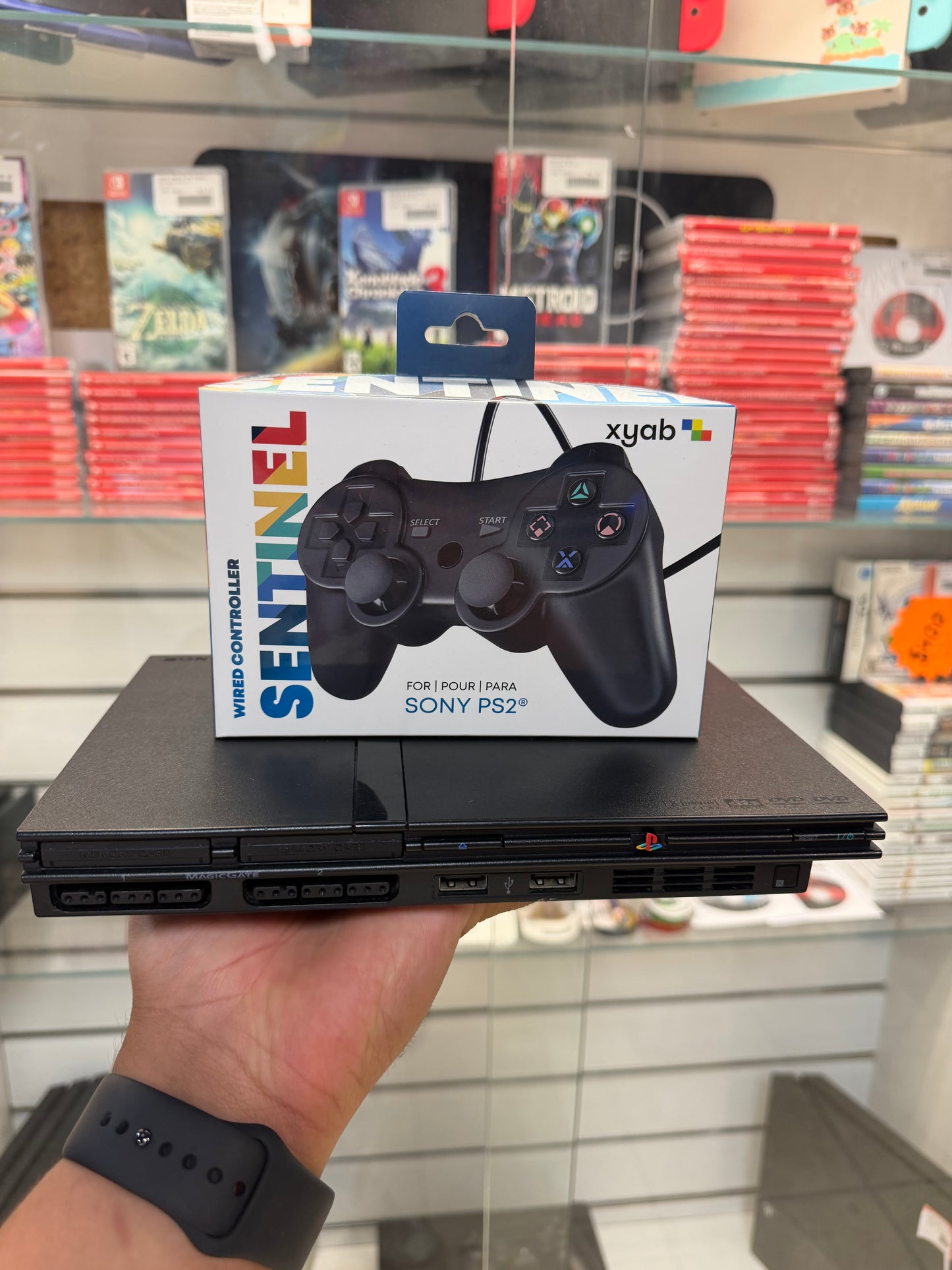 Playstation 2 Slim System (3rd Party Controller) - Playstation 2