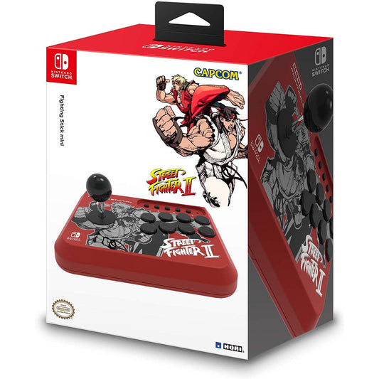 HORI Street Fighter II Ryu & Ken Fighting Stick Mini for Nintendo Switch