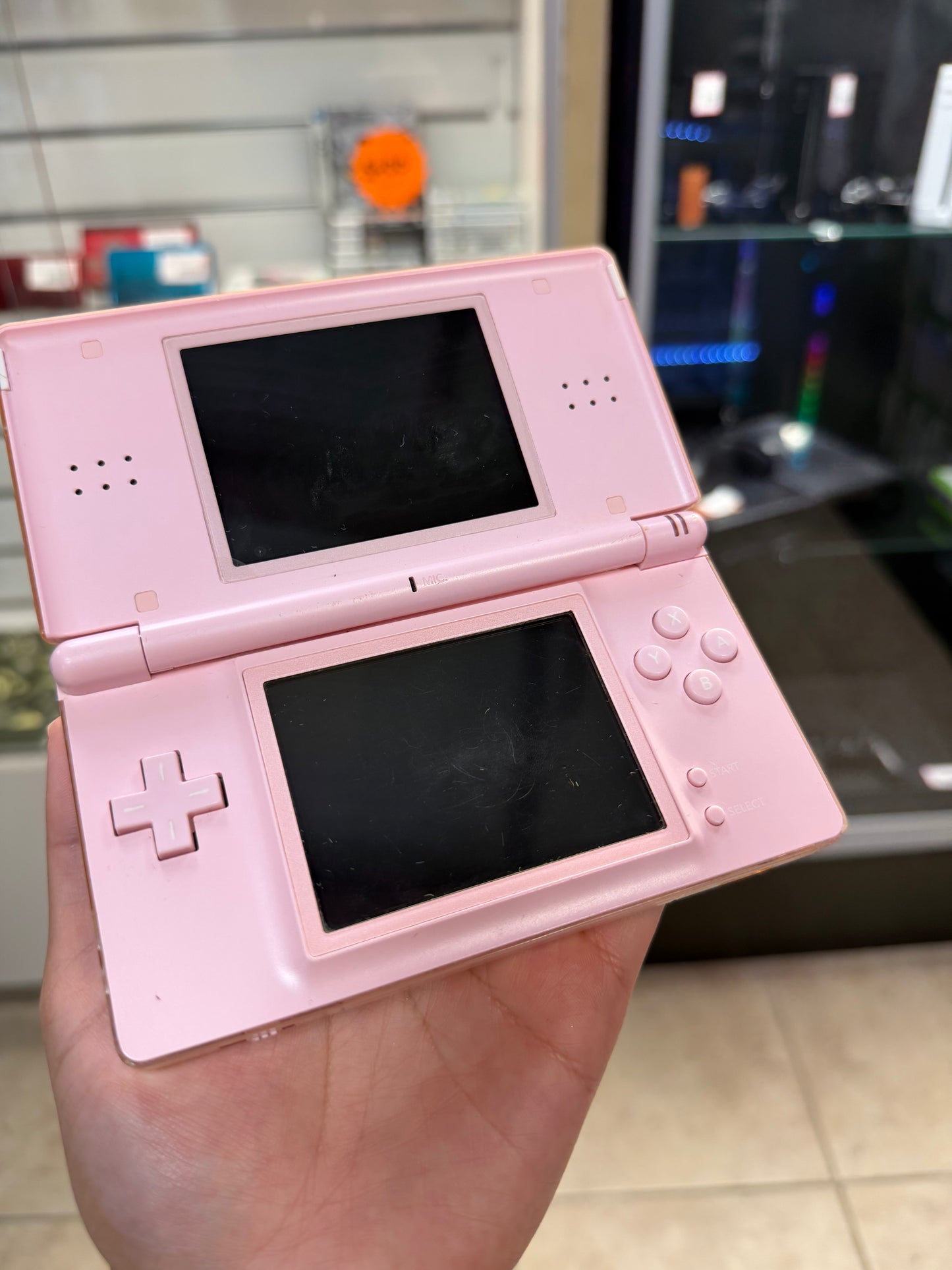 Pink Nintendo Ds Lite (Cosmetic Wear) - Nintendo DS