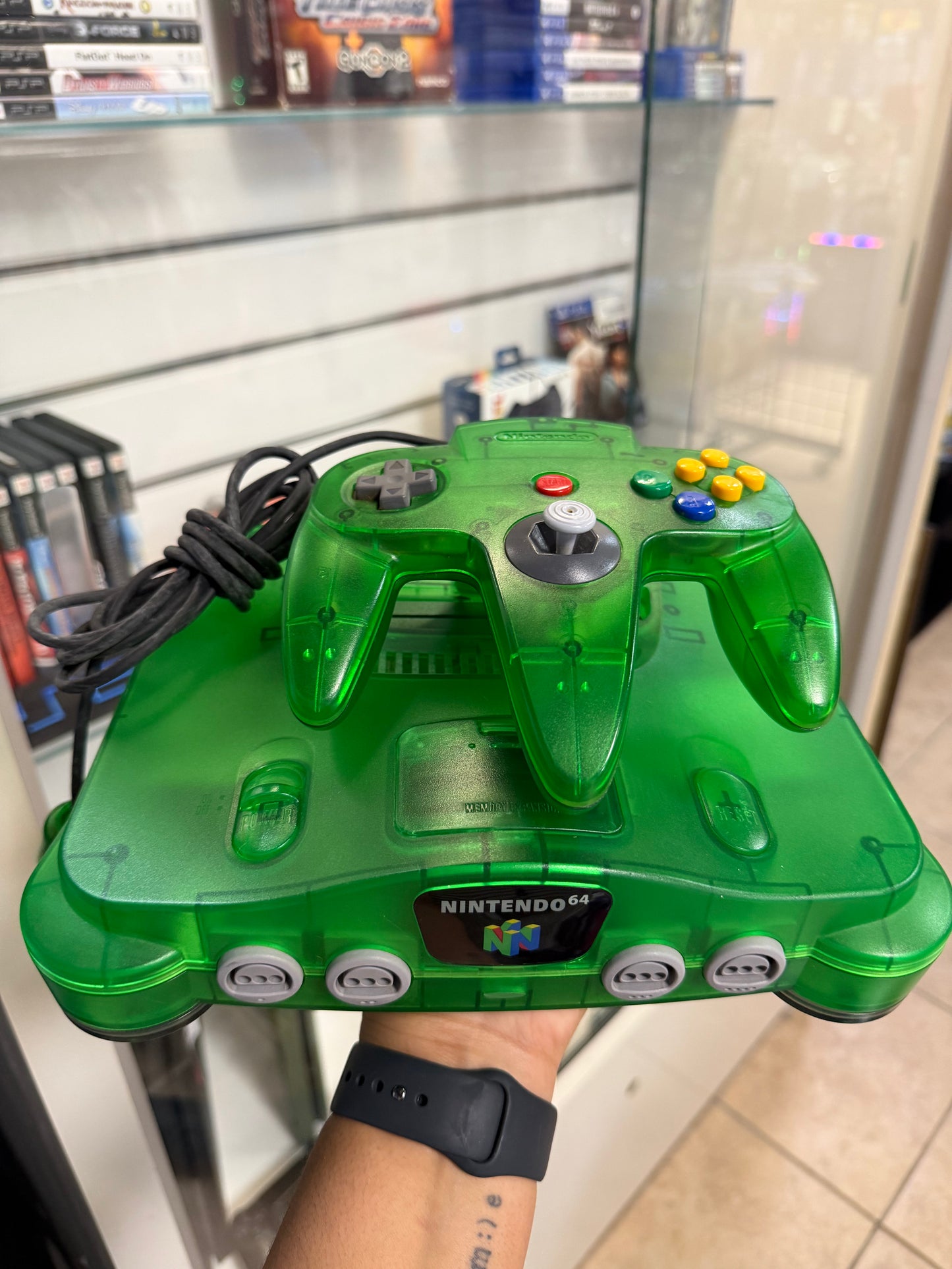 Funtastic Jungle Green N64 System - Nintendo 64