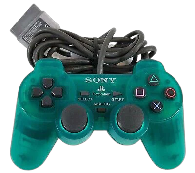 Clear Green Dual Shock Controller - Playstation