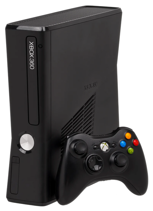 Microsoft Xbox 360 Slim S Black Console