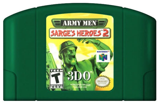 Army Men Sarge's Heroes 2 - Nintendo N64