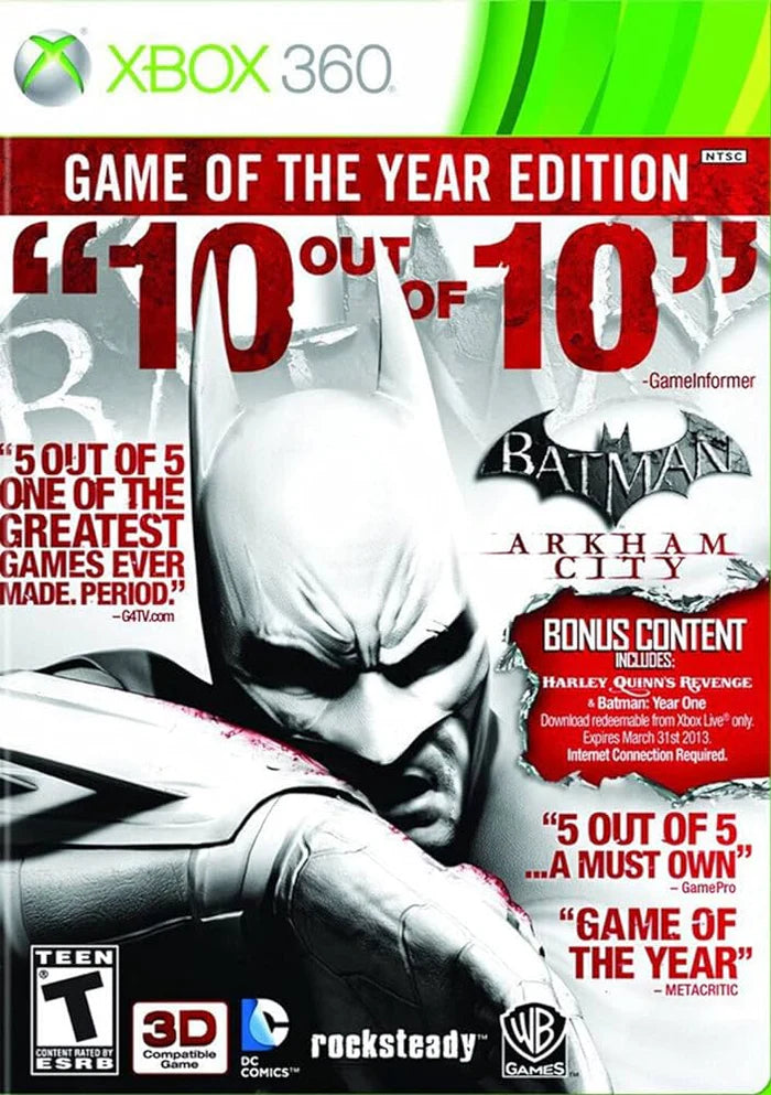 Batman Arkham City: Game of the Year - Microsoft Xbox 360