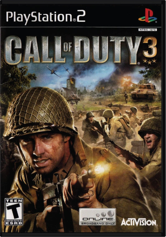 Call of Duty 3 - Sony PlayStation 2 (PS2)