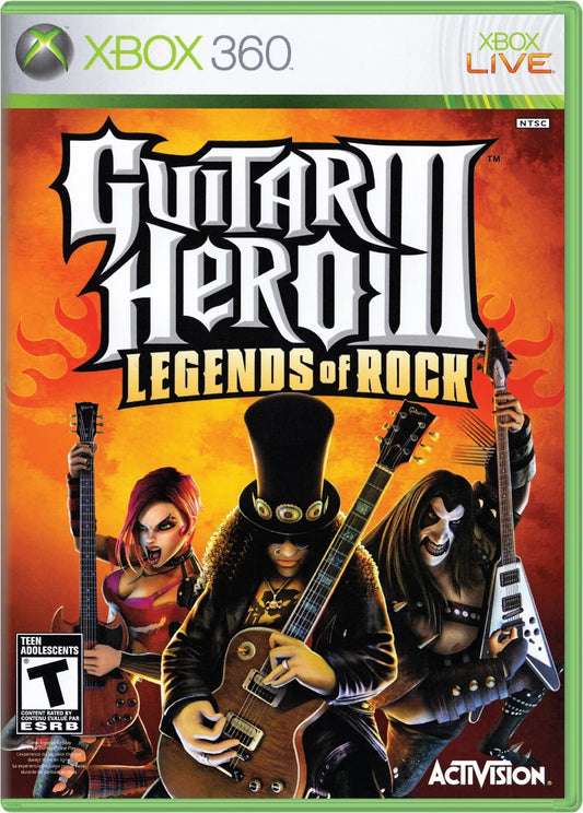 Guitar Hero III Legends of Rock - Microsoft Xbox 360