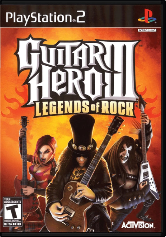 Guitar Hero III Legends of Rock - Sony PlayStation 2 (PS2)